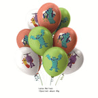 Monsters In Party Supplies Disposable Party Cutlery Plates Napkins Cup Birthday Party Decorations for Boys and Girls