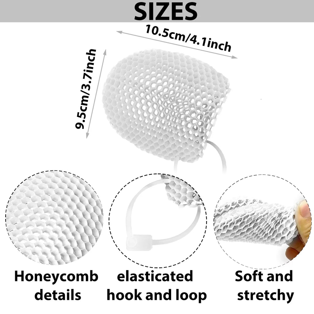 Exfoliating Bath Glove Honeycomb Body Scrubber Deep Cleansing Shower Mitt Soft Massage Sponge for Dead Skin Removal