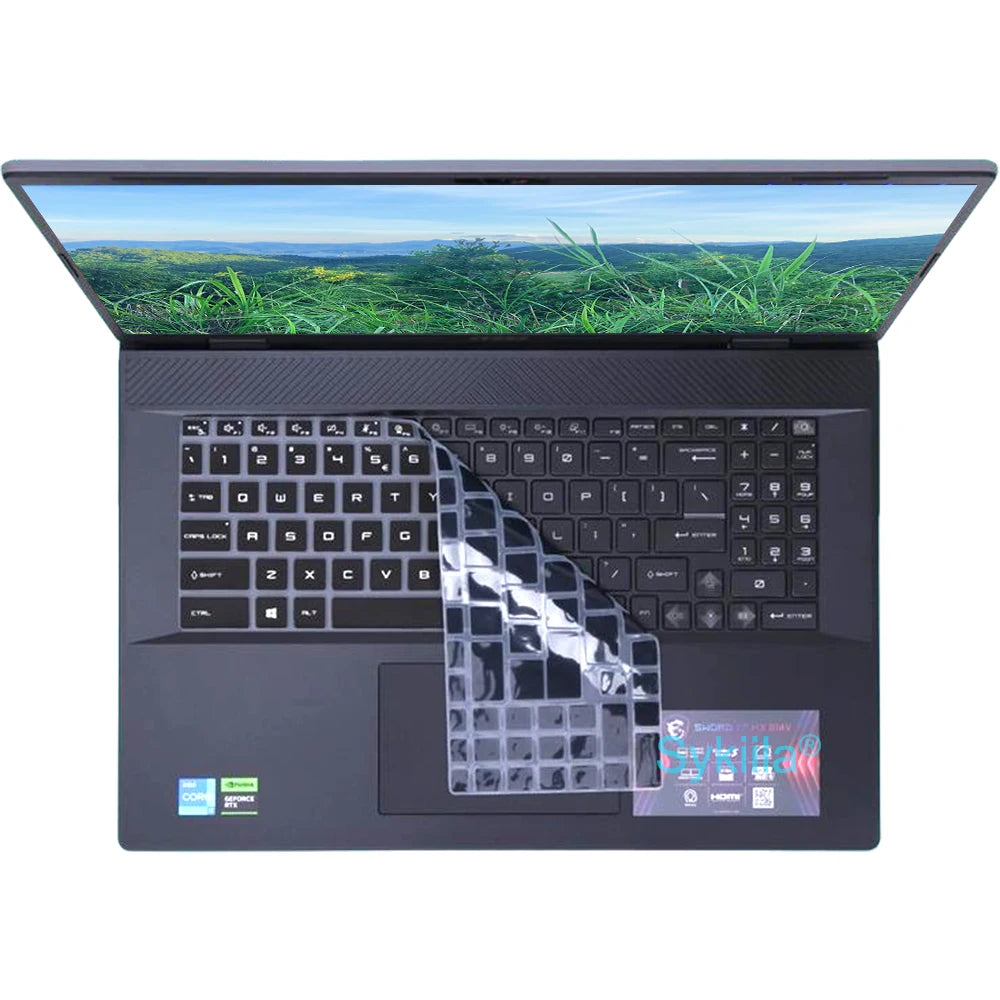 Keyboard Cover for MSI GF65 Thin GF63 GF75 Thin GF72 GF72VR GF62 GF62VR Silicone Protector Skin Case Gaming Laptop 15.6
