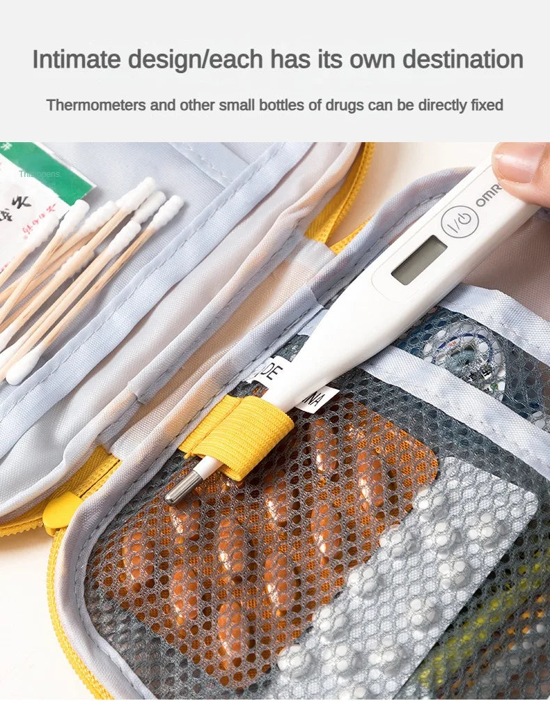 First Aid Kit Pouch Home Medicine Storage Bag Suitable For Outdoor Travel Medical Bag Home Rescue Emergency Survival Kit
