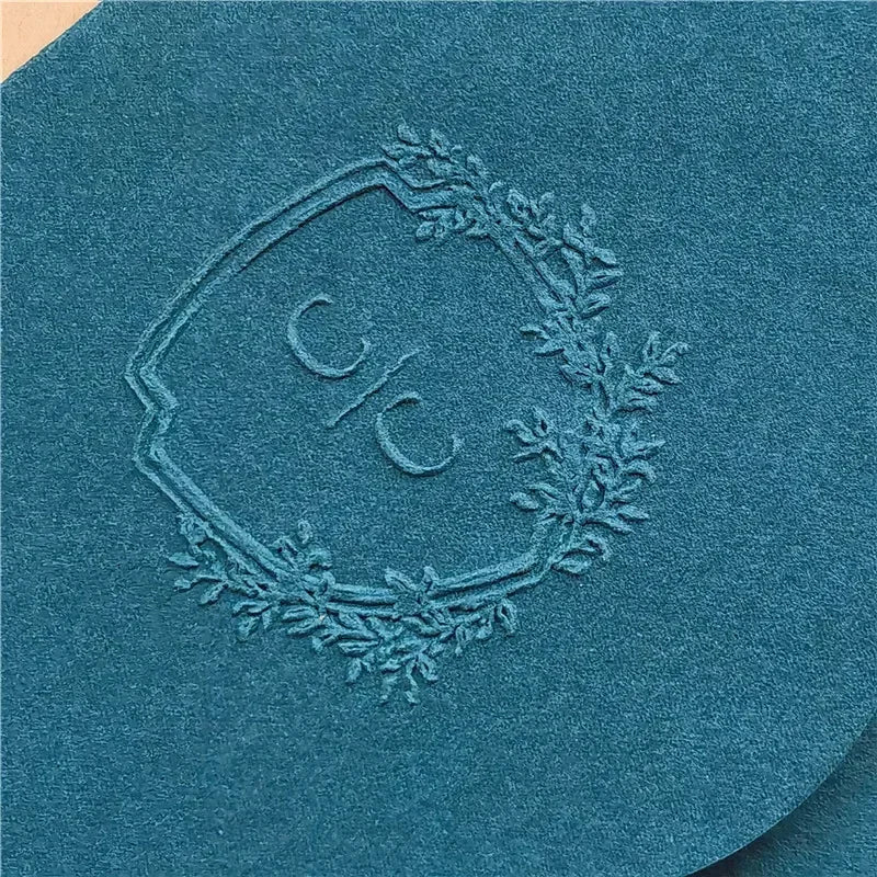 Customize Embossing Stamp Wedding Monogram Embosser Stamp,Personalized 2 initials Embosser Stamp,Wedding gift,hand held embosser