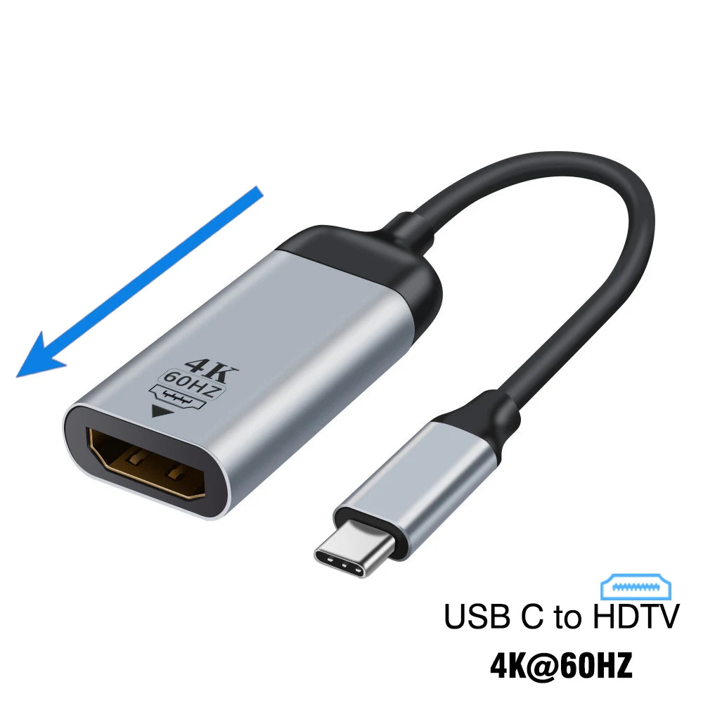 USB Type C To HDMI-Compatible 8K USB C to DP DisplayPort miniDP 4K VGA Adapter For Laptop MacBook TV Box PS5 Switch iPad Galaxy