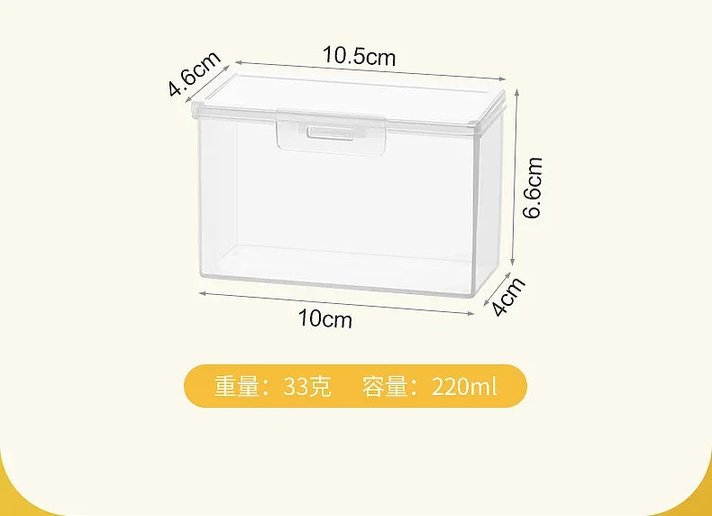 1PCS Card Holder Transparent Idol Kpop Albumes Photo Storage Photocards Small Card Collection Organizer Box Case Container