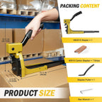 Manual Carton Closing Stapler HB3515 HB3518 Top Carton Stapler Gun for Closing Corrugated Boxes