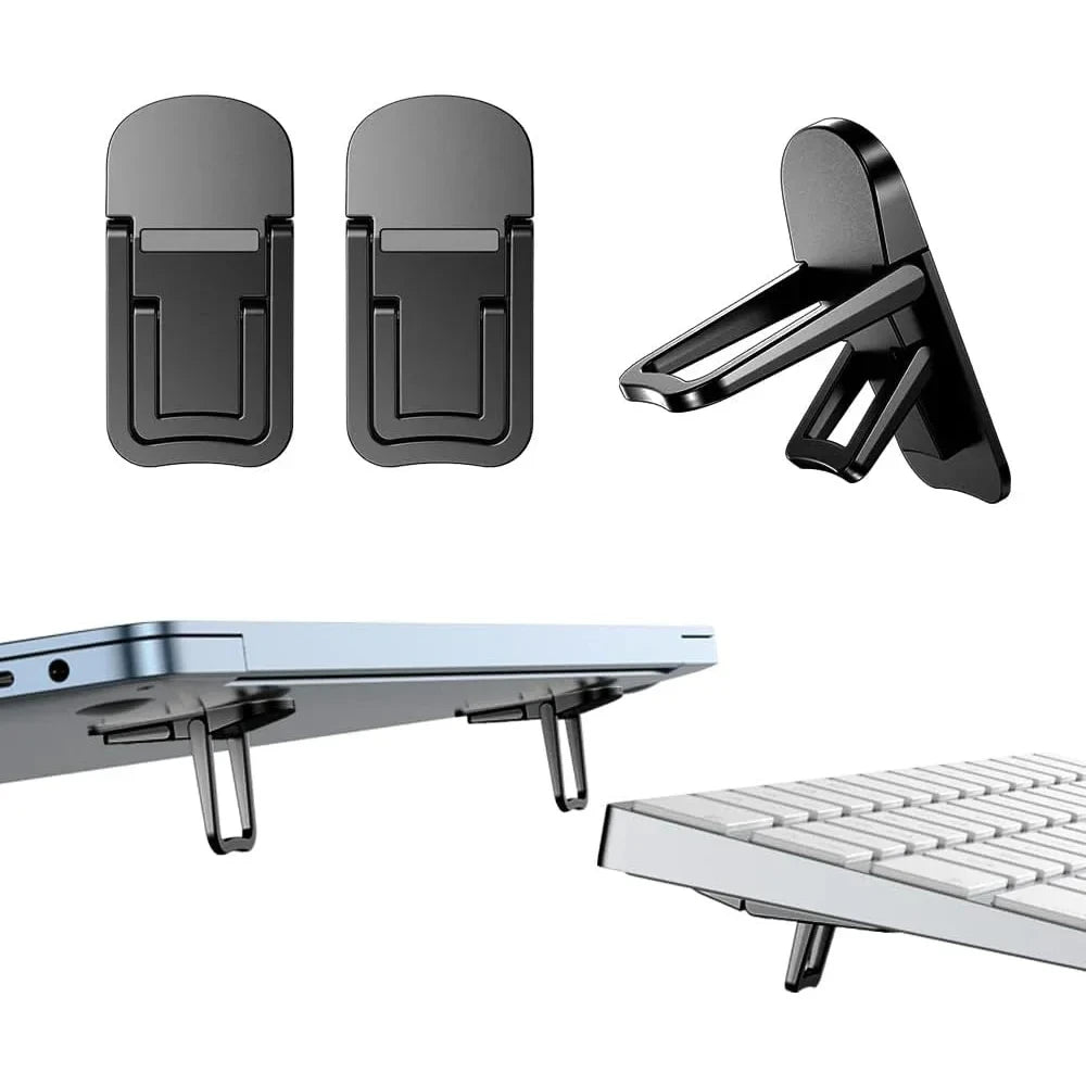 2PCS Adjustable Riser Cooling Bracket, Suitable for Laptops, Tablets, Foldable Laptop Brackets, Portable Laptop Brackets