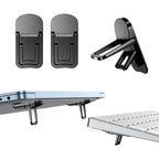 2PCS Adjustable Riser Cooling Bracket, Suitable for Laptops, Tablets, Foldable Laptop Brackets, Portable Laptop Brackets