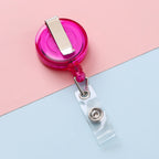 Retractable Steel Cord Pull Reel Keychains Spring Buckle Clasp Wire Rope Key Ring Recoil ID Card Holder Key Chain Multiple Tools