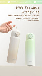 500ml large capacity thickened 316 stainless steel vacuum Thermal insulation portable Tumbler Thermos Water bottle Coffee cup
