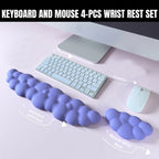 Cloud Shape Wrist Rest Pad Anti-Slip Desk Mat Memory Foam Palm Rest Ergonomic Mouse Pad Typing Wrist Rest Office Accessories