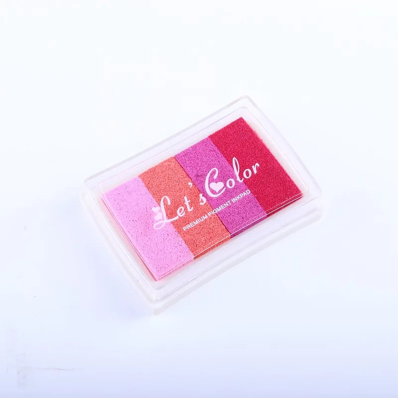 Ink Pad Ink Stamp Pad for DIY Craft Rubber Self Inking Roller Stamps Stationery Album for Scrapbooking Paper Decoration