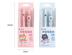Metal Zinc Alloy Compasses Set,2B Pencil,Drawing Gauge,Removable Pencil,With Sharpener,Student Products 2218