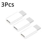 1/3Pcs Micro USB Female To Type C Male Adapter OTG Converter Micro-B To USB-C Connector Charging Cable Adapter Phone Accessories