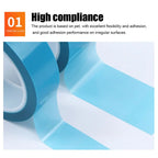 50M Blue PET Adhesive Tape For Fridge Fixed Refrigerator Air Conditioner Fixed Installation Transport