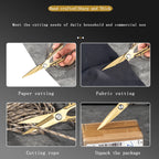 High Precision Office Scissors,Sharp Stainless Steel Blades with PP Plastic Handle for Smooth Cutting,Perfect for School、Office