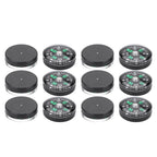 12pcs 20mm Mini Pocket Oil Filled Compass Survival Compasses For Hiking Camping Outdoor Activities Accessory