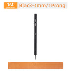 WUTA 1pc 3/4/5/6mm Leather Chisel Tool Diamond Pricking Iron Basic Hole Punch Stitching Leather Craft Tools