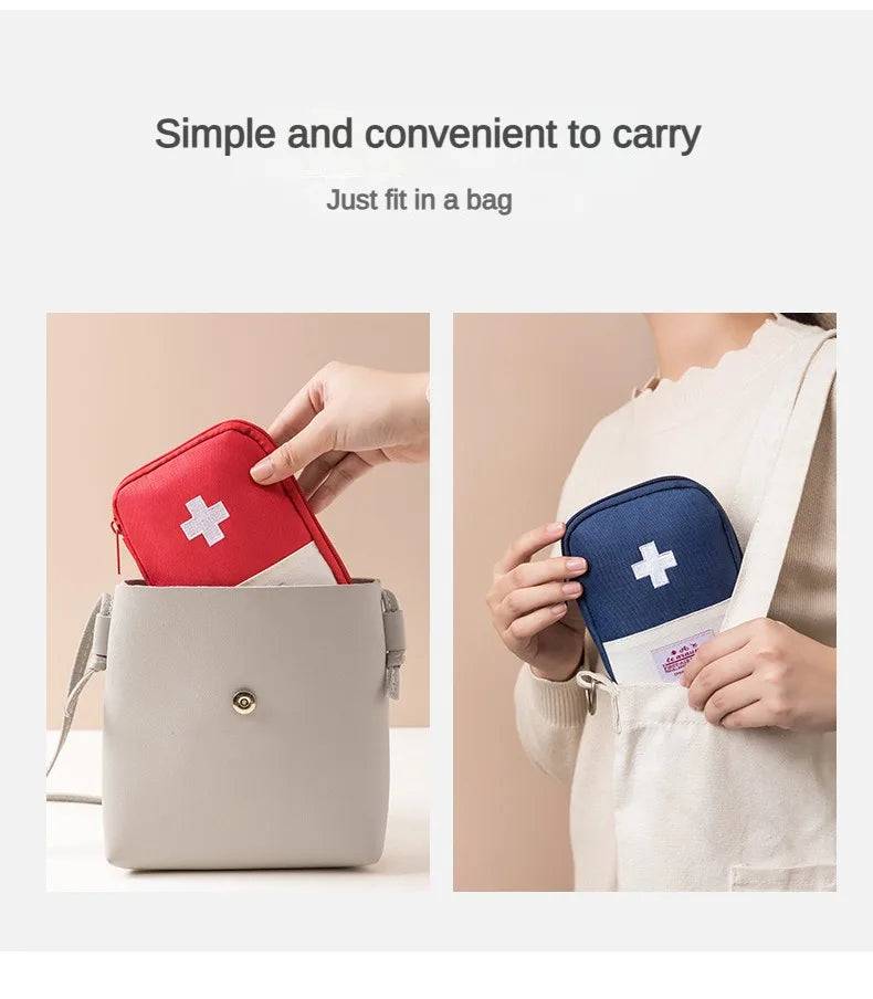 First Aid Kit Pouch Home Medicine Storage Bag Suitable For Outdoor Travel Medical Bag Home Rescue Emergency Survival Kit