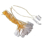 Pre-strung Jewelry Paper Tags, Pears Jewels Ring Packaging Label Price Tag,Gift Hang Tag, Watch Small String Tags