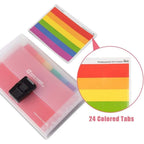 Mini accordion-style file organizer, expandable, portable folders, suitable for office and home use, for back-to-school season