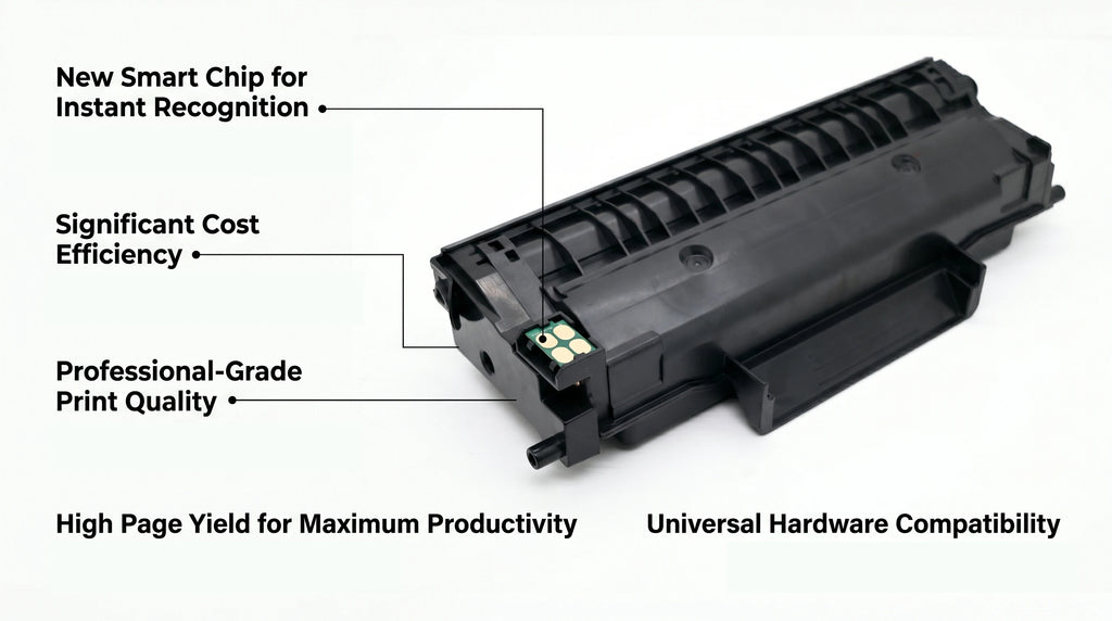 Qualicom 006R04400 B230 B225 B235 Toner Cartridge with New Chip for Xerox B230 B225 B235 Printers High Capacity 3000 Pages