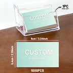 200pcs, Custom Business Cards/Cards, Desktop Business Cards, Thank You Cards, Waterproof Surface