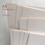 Thick Paper Hard Cardboard 1mm 1.2mm White Kraft 2 Sides Color Diy Handmake Card Making Craft Paper Chipboard Backing Board