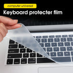 Clear Laptop Keyboard Protective Film 10/14/15.6 Inch Universal Notebook Keyboard Waterproof Silicone Full Cover Dustproof Film