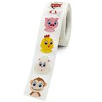 100-500pc Stickers Rolling Animal Roll Stickers Small Cute Game Sticker DIY Gift Sealing Label Decoration