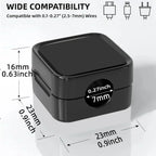 1/3/6/12PCS Magnetic Cable Clips Cable Adjustable Cord Holder Under Desk Cable Management Wire Keeper Cords Organizer Holder