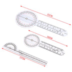 0- 360 Degree Goniometer Angle Medical Spinal Angle Ruler Angle Inclinometer Ruler Protractor Angle Finder Measuring Tools New