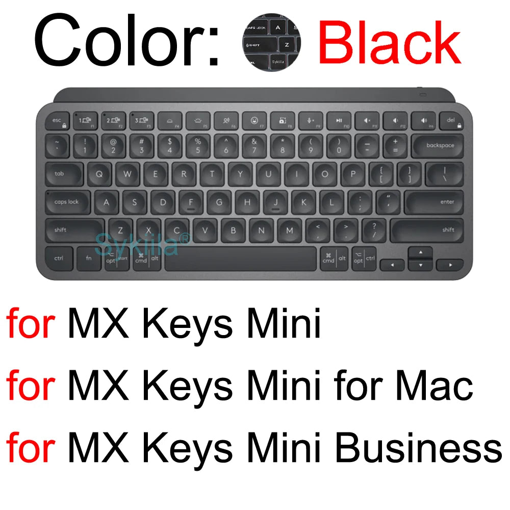 Keyboard Cover for Logitech MX KEYS S Mechanical Plus for Mac for Logi Protective Protector Skin Clear Silicone Case Accessories
