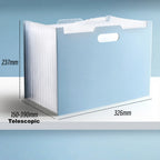 Accordion File Organizer with 13 Pockets, Expanding File Folder with Lable Pocket,Upright Open Top,A4/Letter Size Paper Document