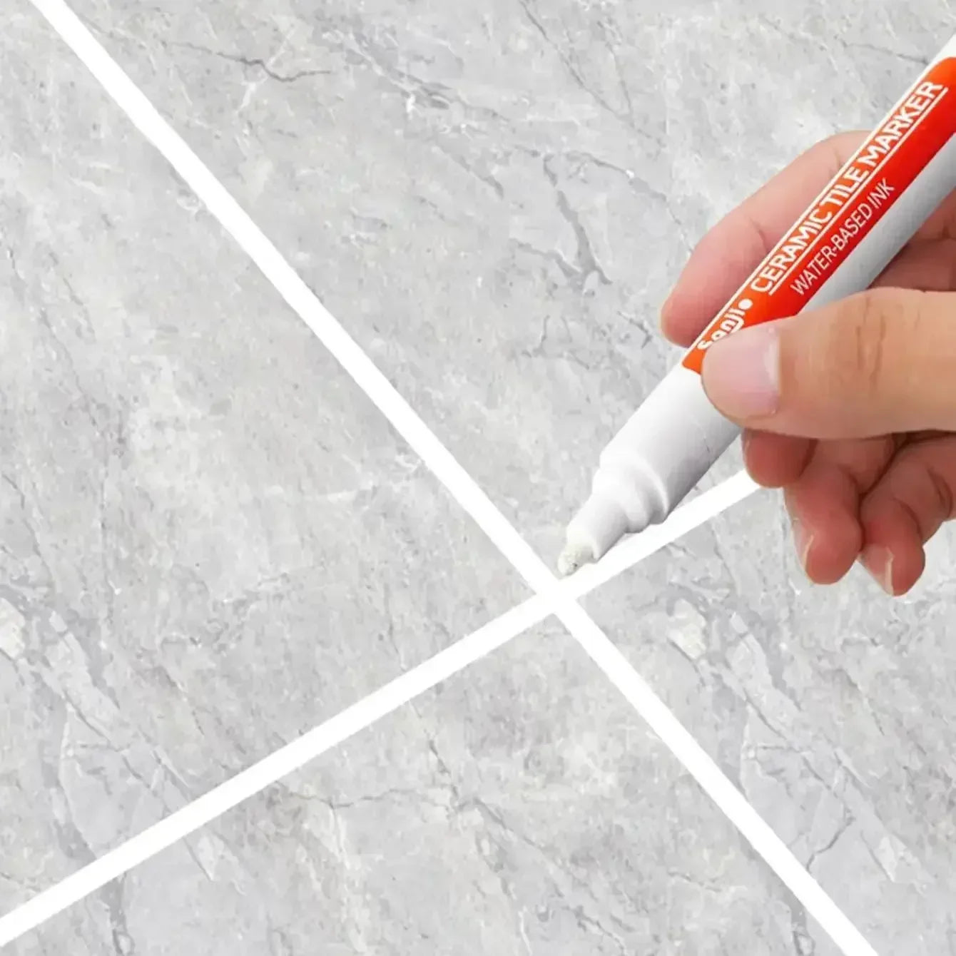Mold-Resistant Waterproof Ceramic Tile Grout Marker Pen for Kitchen Bathroom Wall Floor Repair