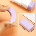 M&G Rubber Pencil Sharpener 2-in-1 Pencil Sharpener Single Hole with Rubber Eraser Not Leave Marks Eraser with Pencil Sharpener