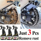 Car Rust Remover Car Wheel Care Quick Remover Car Exhaust Pipe Rust Removal Spray Clean Metal Iron Powder Stains