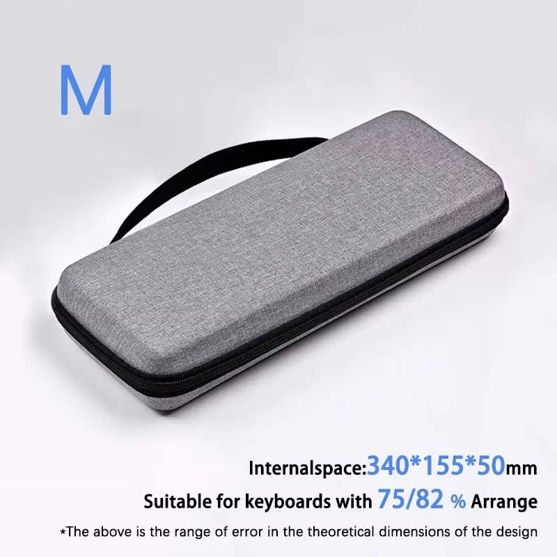 1pc Professional EVA Keyboard Case, Waterproof Protective Bag for Mechanical Keyboard 61 To Full Size, Travel & Home Use
