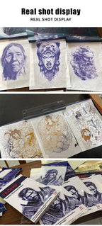 10/30/50/100Pcs Tattoo Transfer Pape A4 Size Stencil Paper Copy Paper Thermal Paper for Tattoo Transfer  Tattoo Supplies