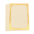 10PCS Award Certificate Paper Blank A4 Paper Diploma Certificate Paper for Graduation Ceremony Office School (250g Gold Foil)