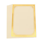 10PCS Award Certificate Paper Blank A4 Paper Diploma Certificate Paper for Graduation Ceremony Office School (250g Gold Foil)