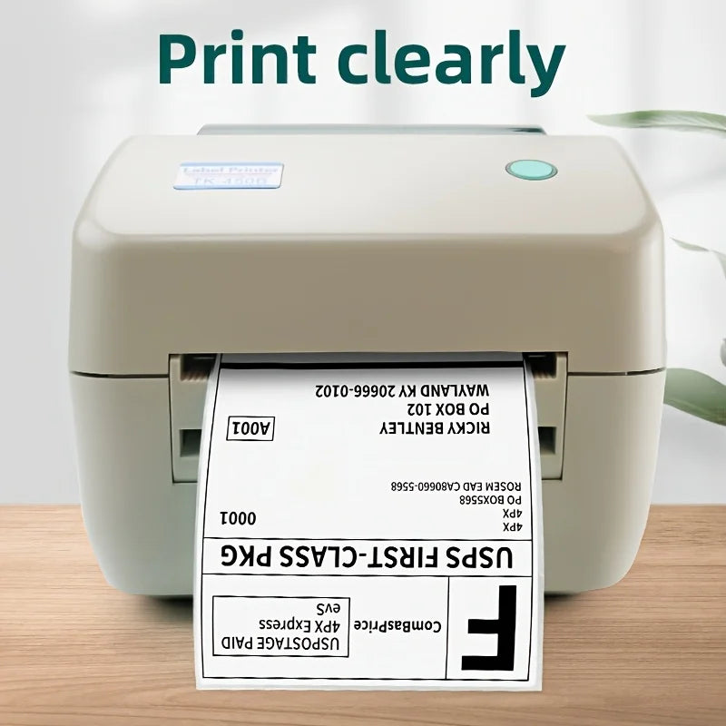 350pcs Thermal Label Paper, 4x6 Inch Self-Adhesive Shipping Labels for Printers - 100x150mm, Fragile Handle with Care