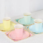 10pcs/set Disposable Birthday Tableware Cup Paper Plate Straws Birthday Party Wedding Decoration Kids Baby Shower Party Supplies