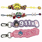 Custom Embroidery Keychain Tag Keychain Sports Team Keychain Key Tag Luggage Tag
