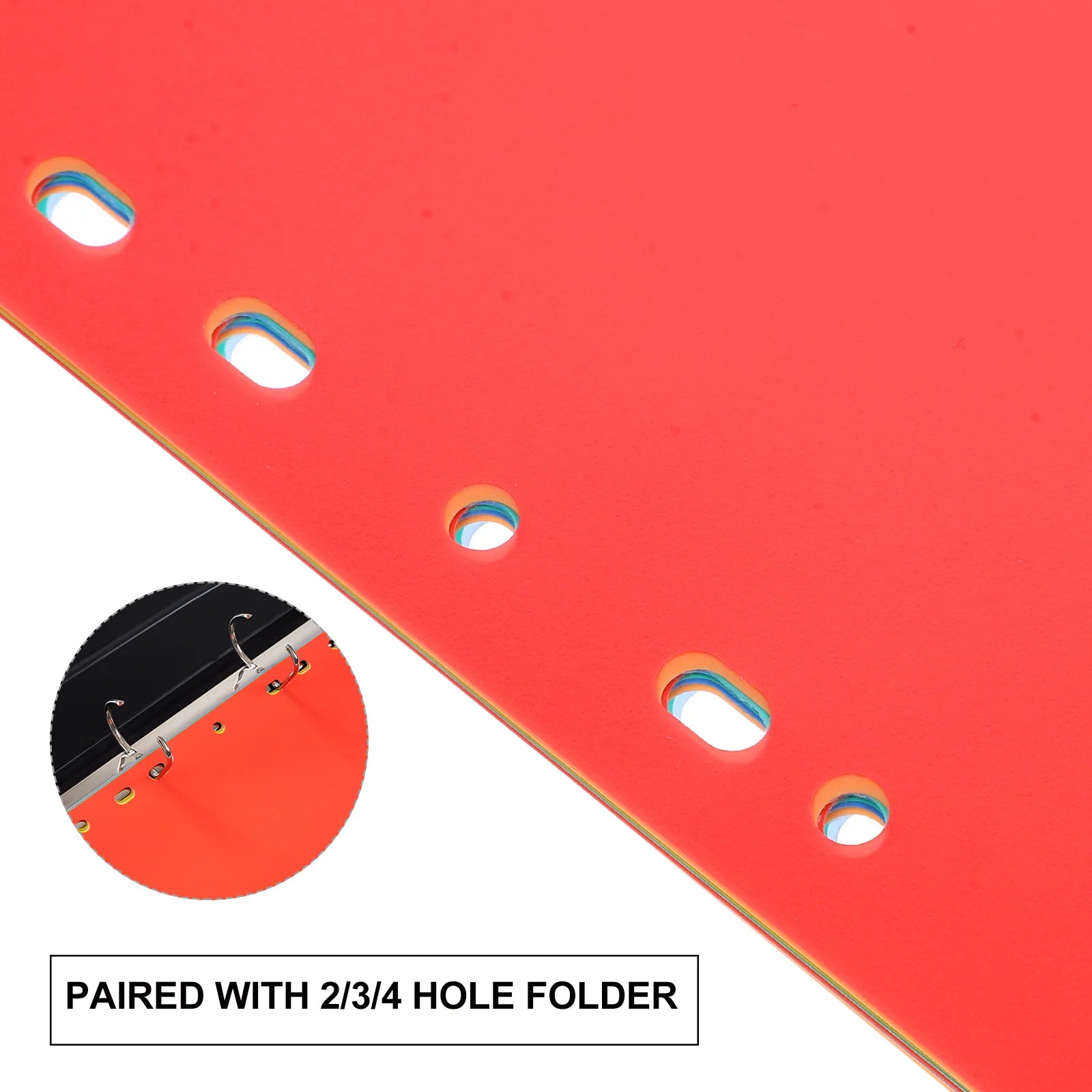20 Index Dividers A4 11 Hole PP Notebook Tabs Separators Binder Divider Detachable Binder Dividers File Folders