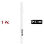5pcs White Marker Paint Pens Waterproof Rubber Permanent Marker Pen Car Tyre Tread Environmental Tire Painting DIY Graffiti Pens