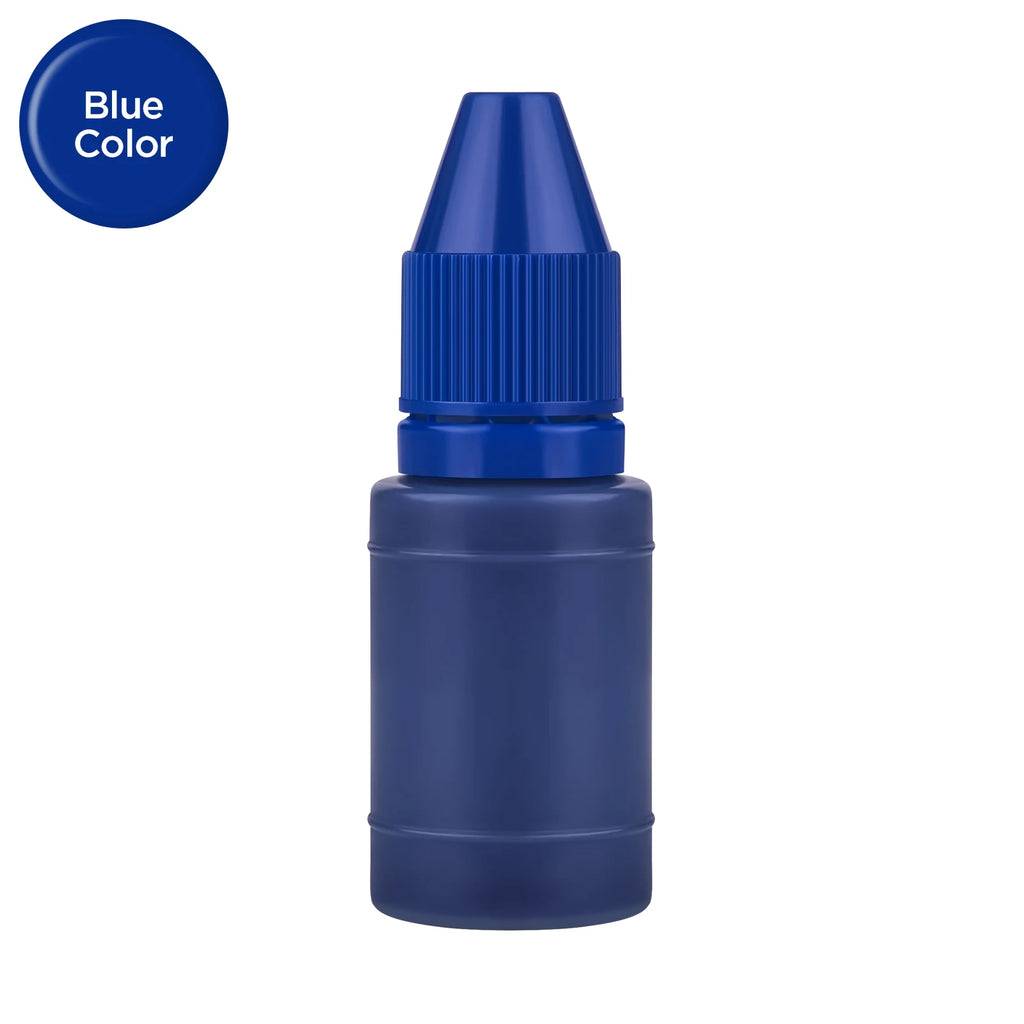10ml Self-Inking Colorful Ink for Photosensitive Stamp Refilling Ink Red Green Blue Black Orange Rose red Chocolate Coffee White