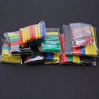 127/328/580/800Pcs Heat Shrink Wrapped Shrinking Insulation Sleeving Thermal Casing Car Electrical Cable Shrink Tube Tube Kit