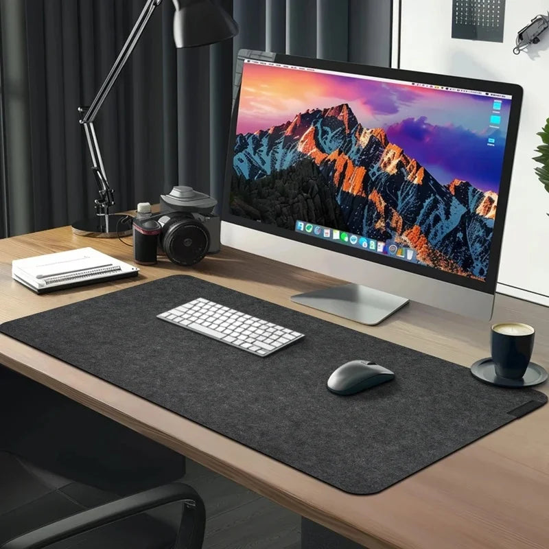 Extended Large Desk Mat XXL, Waterproof Non-Slip Rubber Mouse & Keyboard Pad, Durable Desk Pad Protector for Office Home Compute