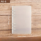 175-Page Capacity Ringed Binder, Clasp Closure Plastic Organizer Binder for Office, School, Home Supplies - PP Material