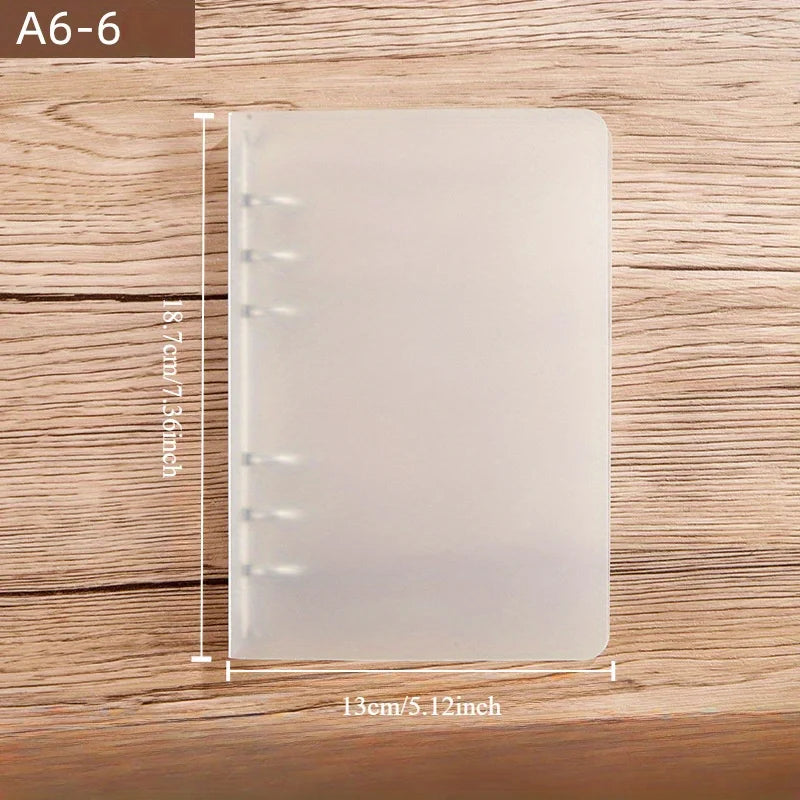 175-Page Capacity Ringed Binder, Clasp Closure Plastic Organizer Binder for Office, School, Home Supplies - PP Material