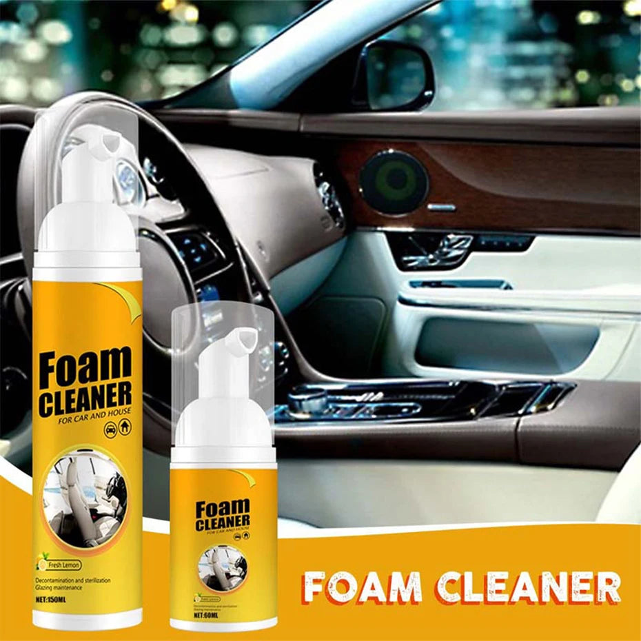 SEAMETAL 150/60ml Multi-purpose Foam Cleaner Spray Car Home Interior Cleaner Foam Spray Anti-Aging Protection for Car Accessorie